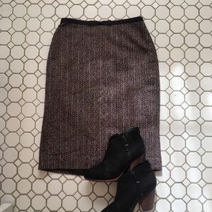 Ann Taylor Tweed Pencil Skirt